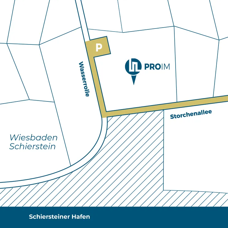 Lageplan: die Wasserrolle 16 in Wiesbaden