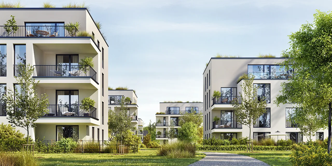 Wohnanlage aus dem Verwaltungsbestand der PRO-IM Management GmbH